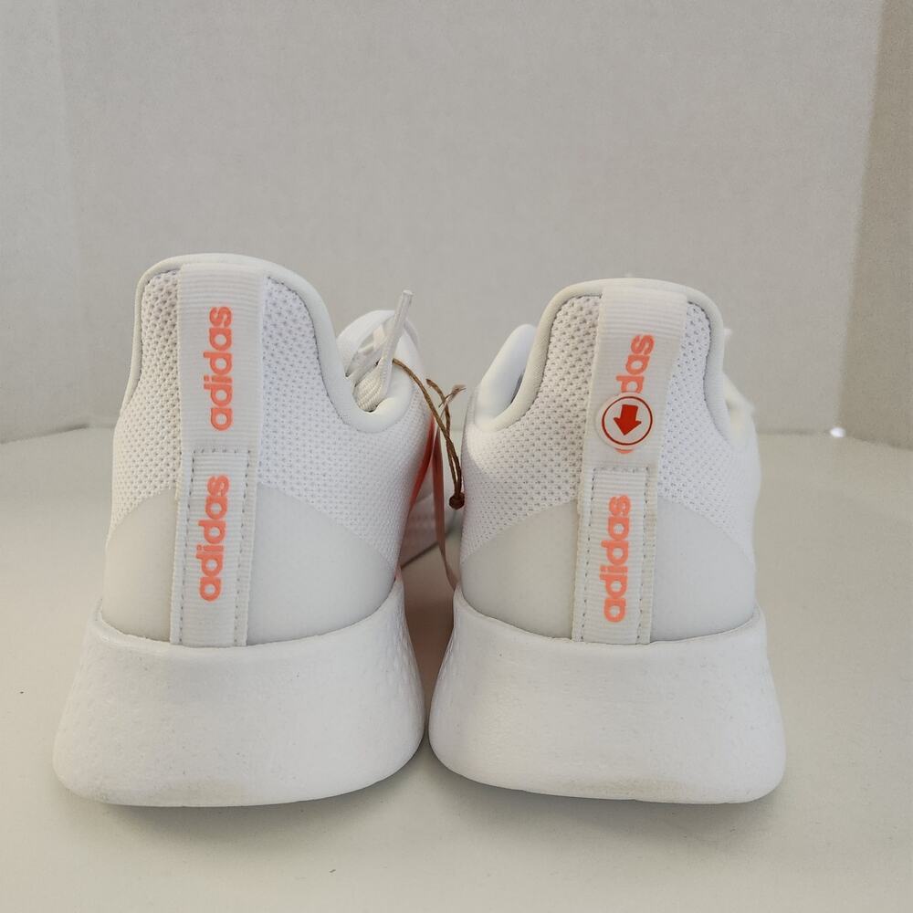 adidas Women's Puremotion Running Shoe, White/Acid Red/Flash Orange, 10 - Picture 4 of 8